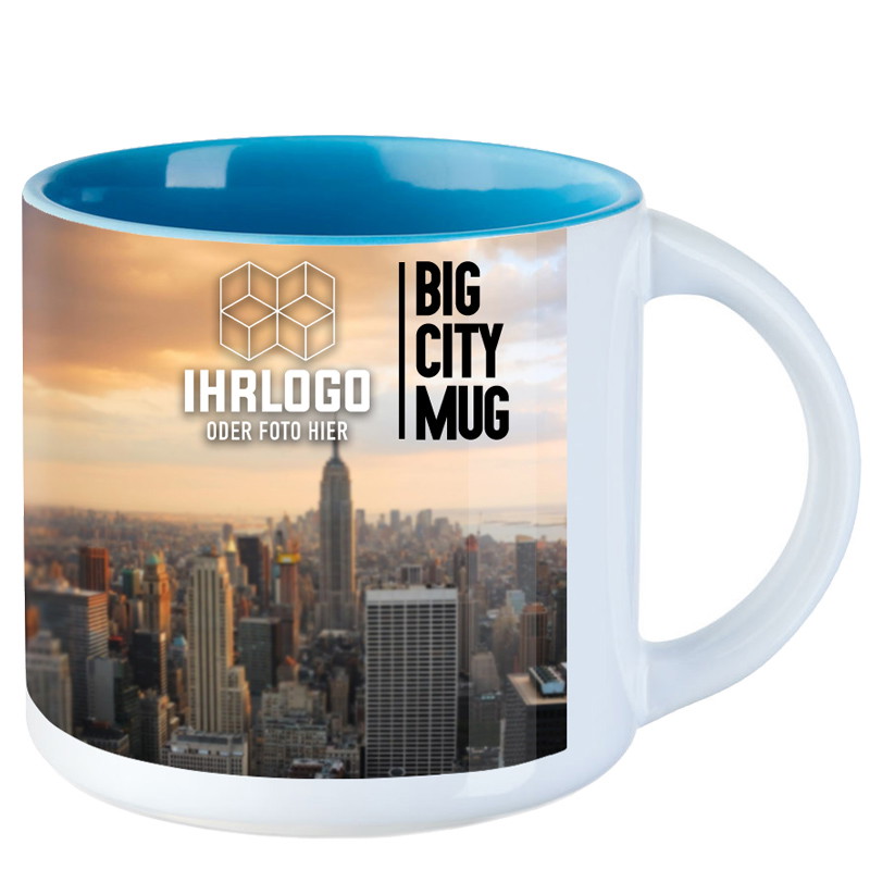 Jumbotasse Big City Mug hellblau
