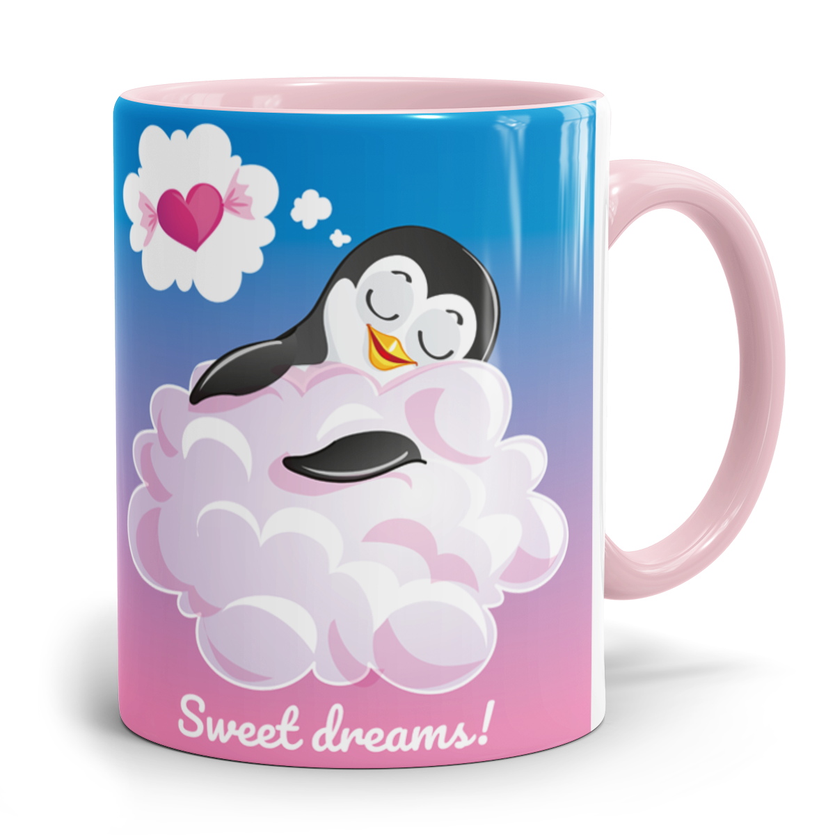 Pinguin Tasse - Sweet Dreams, Panoramadruck