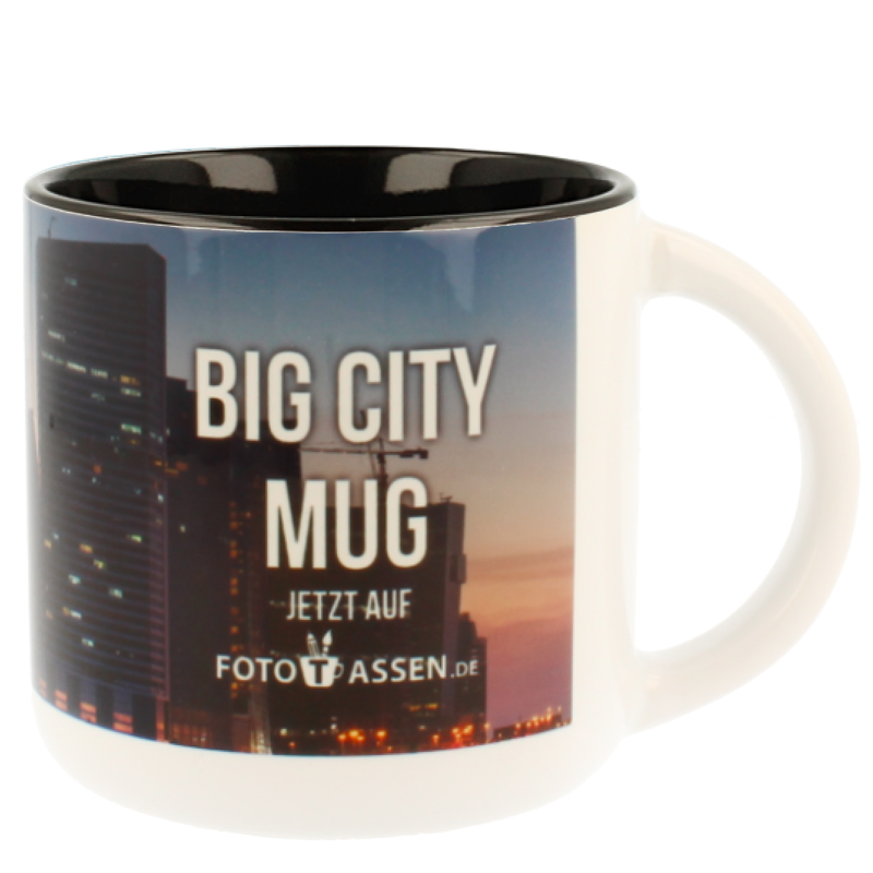 Jumbotasse Big City Mug in schwarz
