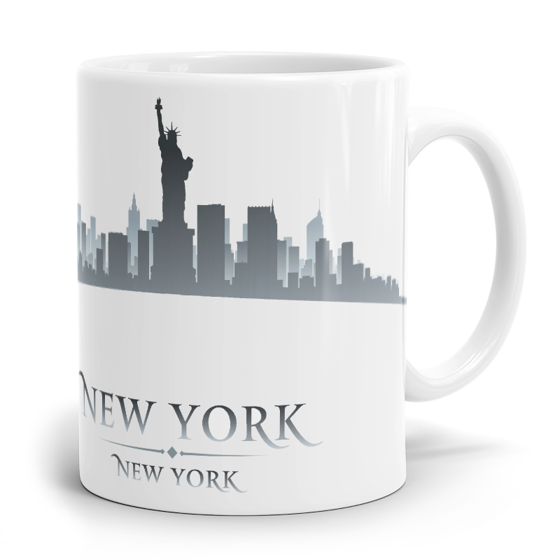 New York Skyline Fototasse 