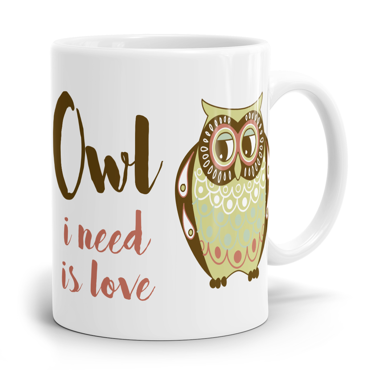 Eulen Tasse - Owl i need is Love