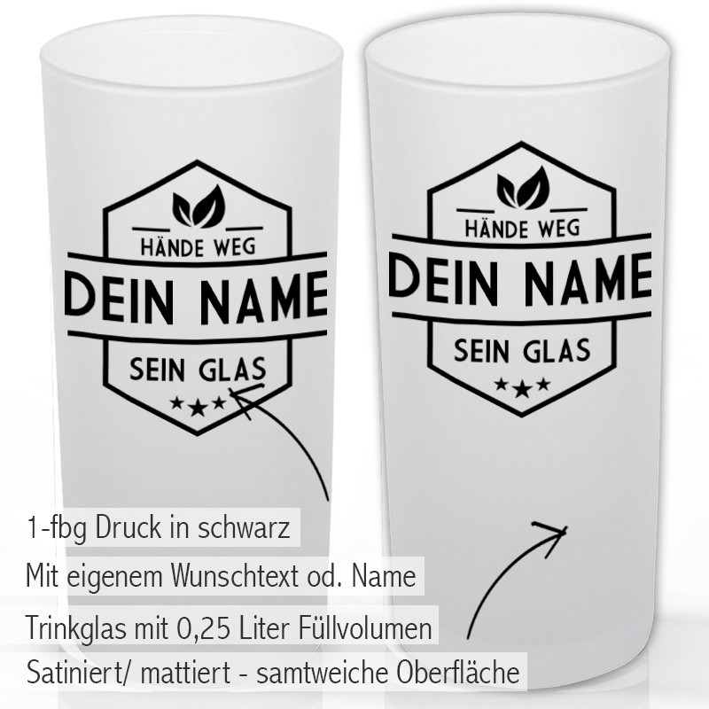 Trinkglas 0,25 ltr für Ihn - Vintage 09