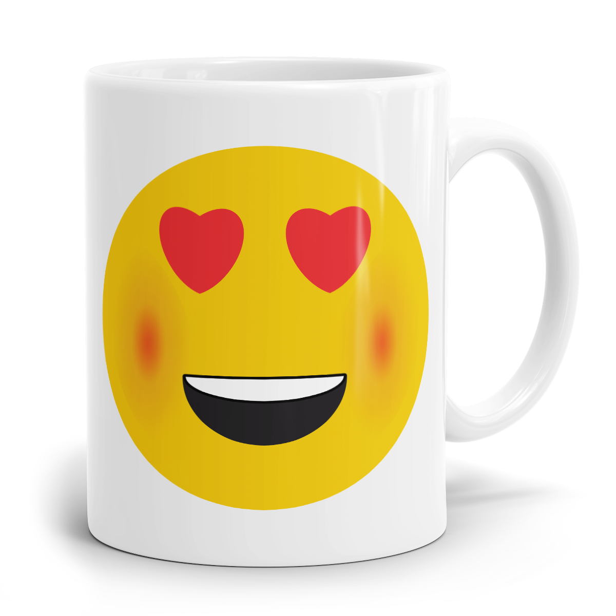 Emoji Emoticons Tasse "Herzförmigen Augen"