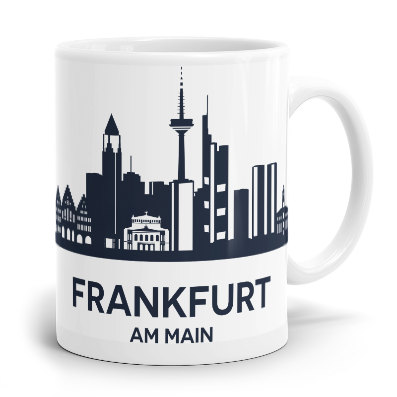 Frankfurt Skyline Fototasse 
