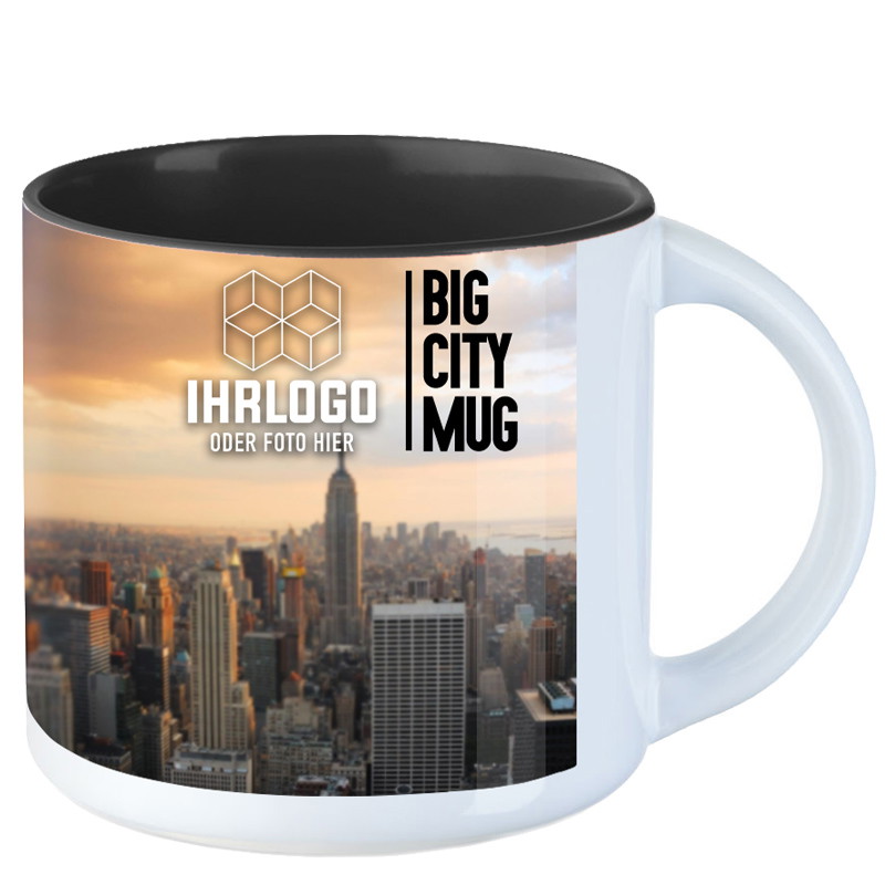 Jumbotasse Big City Mug in schwarz