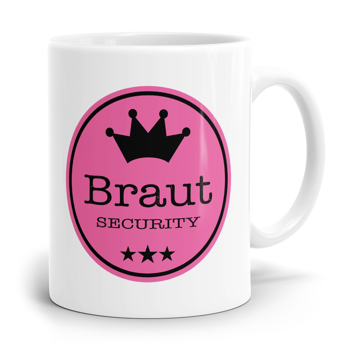 Sprüchetasse - Braut Security