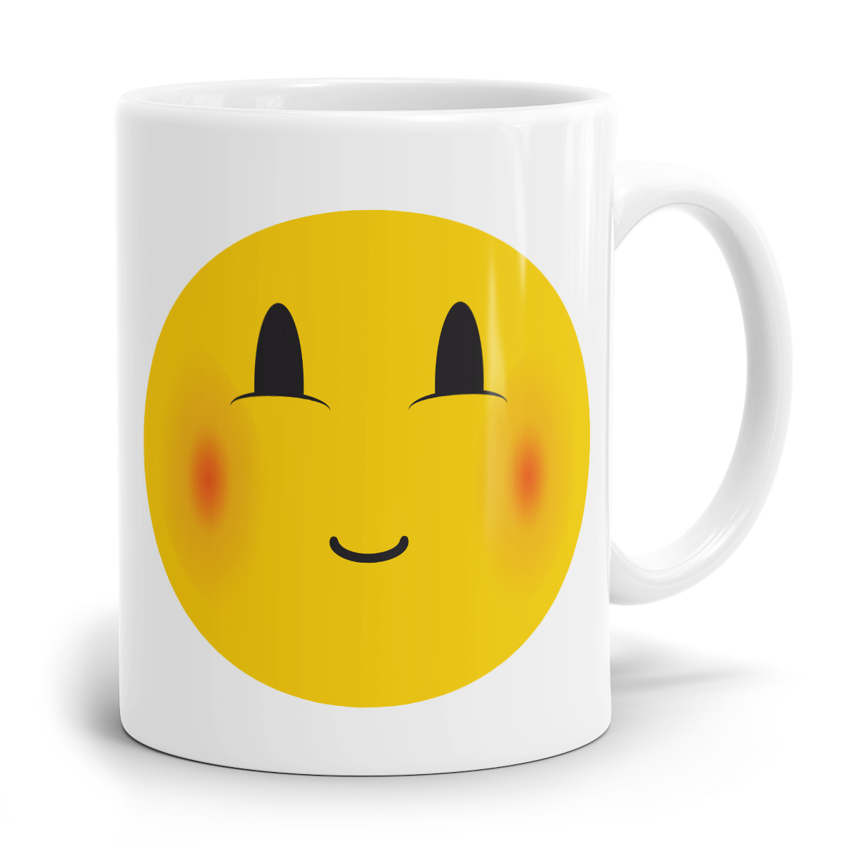 Emoji Emoticons Tasse "Verlegenes Gesicht"